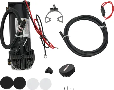 Image de Kit compresseur d'air, pression maximale de 200 psi, polyvalent pour une utilisation automobile, noir