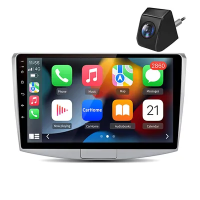 Obrázek produktu pro 10palcové autorádio s Androidem 13, CarPlay, 2+64 GB, čtyřjádrovým procesorem a GPS navigací pro VW Passat B7 (2010–2015) – SWC, RDS, DSP, DAB+, Wi-Fi, Bluetooth, s kamerou