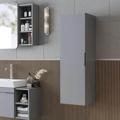 Immagine prodotto di Roomart LYCIA-82 Mobile da bagno a colonna, larghezza 35 cm, grigio