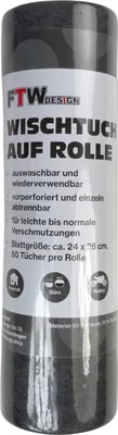 Produktbild von Universal Wischtuch auf Rolle in schwarz