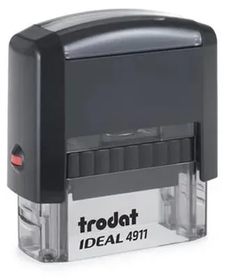 Obrázek produktu pro Razítko "Ideal 4911", černá, černý polštářek, TRODAT P2IDEAL4911