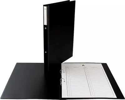 Immagine prodotto di Teczka na akta osobowe BIURFOL 2 ringi, czarna, 3 cm