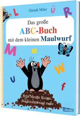 Obrázek produktu pro Das große ABC-Buch mit dem kleinen Maulwurf: Gereimtes Bilderbuch zum Buchstabenlernen für Kinder ab 3 Jahren (Der kleine Maulwurf)