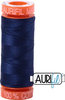 Produktbild von AURIfil Nähgarn MK50WT 1300m, 100% CO : 2784 Dark Navy AURIfil: 2784 Dark Navy