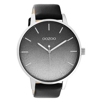 Produktbild von Oozoo Armbanduhr schwarz Leder Timepieces Damen Analog-Quarzuhr UOC10834