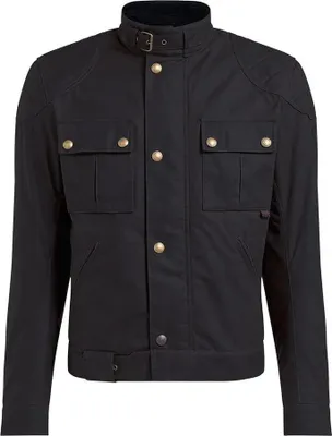 Immagine prodotto di Belstaff Brooklands, giacca in cera da moto, nero, M