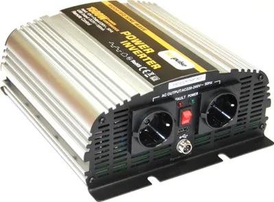 Produktbild von Spannungswandler 12V 230V Silber Mod. Sinus Wechselrichter: 1500 W