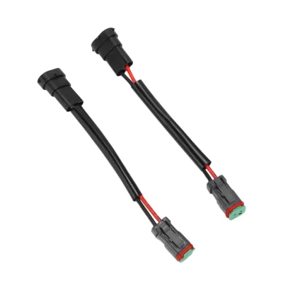 Imagen del producto de Arnés de cableado para luces de trabajo, arnés para barras de luces LED, adaptador para arnés de barras de luces, conector de cableado para luces de trabajo, conector para lámparas de trabajo, adaptador para luces de trabajo