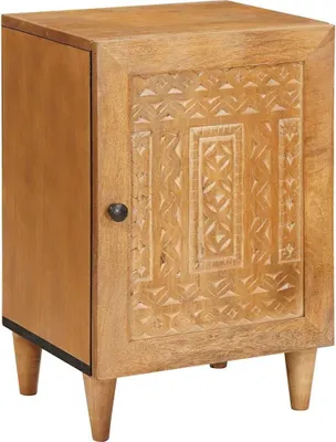 Produktbild von Badezimmerschrank Hellbraun 38 x 33 x 58 cm Holzwerkstoff