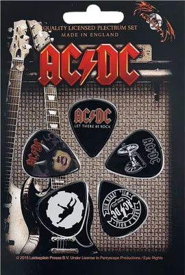 Produktbild von AC/DC Plektren-Set Highway / For Those / Let There multicolor Standard