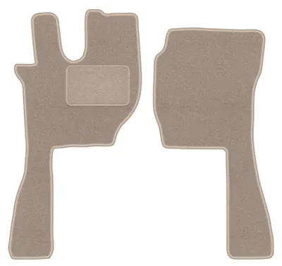 Productafbeelding van Velours voormatten voor Volvo FH16- 4 generacja vanaf 2012 – 2-delig, beige, op maat – Wielganizator LUX