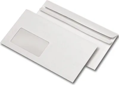 Produktbild von MAILmedia Briefumschläge DIN Lang selbstklebend mit Fenster 1.000 Briefumschläge