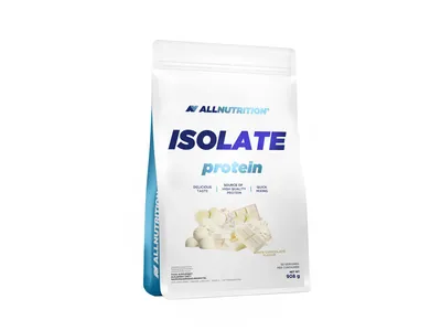 Produktbild von ALLNUTRITION Isolate Protein 908g Weiße Schokolade Proteine & Eiweiße Muskeln Molkenproteinisolat