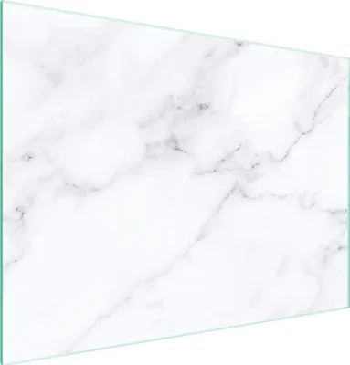 Immagine prodotto di Tagliere Piastra copriforno Tagliere multiglass 30x22 cm Marmo Bianco