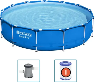 Image de Piscine Bestway Steel Pro Frame 396x84 cm