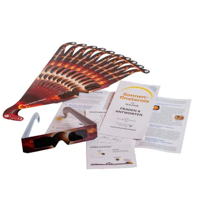 Produktbild von 10x Sonnenfinsternis-Brille inkl. Infobroschüre