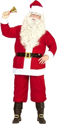 Kostüm für Erwachsene Santa Claus, Männer, M/L