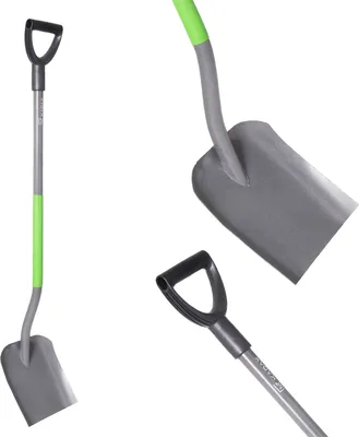 Produktbild von KADAX Sandschaufel 123cm Sandschaufel Metallstiel Carbon mit Stiel