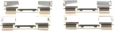 Produktbild von BOSCH 1 987 474 746 Zubehörsatz Scheibenbremsbelag Vorne für OPEL Mokka / Mokka X (J13) Astra J Sports Tourer (P10) ASTRA J ZAFIRA TOURER C (P12)