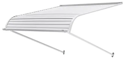 Produktbild von VEVOR Festes Metallvordach 80 x 36 Zoll, Fenster-Vordach Türüberdachung, Stabiler Dreieckiger Stahlrahmen Außenüberdachungen Regen- und Schneeschutz, Sonnenschutz für Türzugänge, Fenster, Veranden, Balkone, 40x42 Zoll