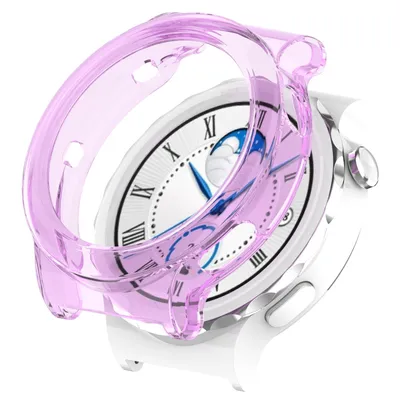 Productafbeelding van Beschermhoes voor de Huawei Watch GT 3 Pro 46mm, hoesje, bumper, etui, tas, kleur: paars