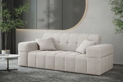Produktbild von Kaiser Möbel Sofa 2 sitzer Couch NIMES stilvol Stoff VERITA Beige