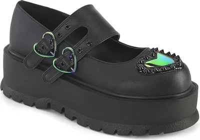 Produktbild von SLACKER-25 Damen Sandale von DemoniaCult, Schwarz EU 36, US 6