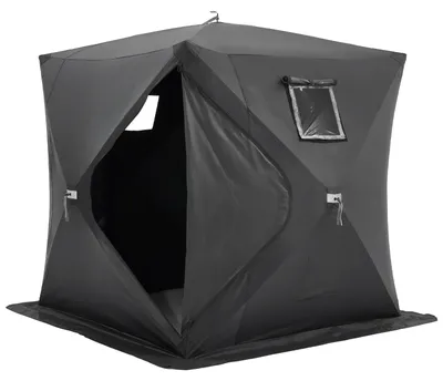Produktbild von Eisfischelzelt - Eisfischelstange - Eisfischelhütte - Angelzelt - Pop-up-Zelt - 180x180x200 cm