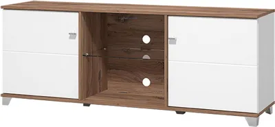 Produktbild von Dmora TV-Schrank Cedegolo 157x40x60h cm Weiß, 4 Regale, 2 Türen