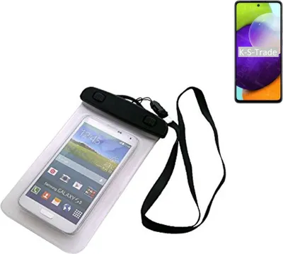 Produktbild von K-S-Trade Schutz Hülle Handy Hülle Kompatibel mit Samsung Galaxy A52 Beach Bag wasserdicht 16cm x 10cm Schutzhülle Staub Sand Flachwasser Beachbag