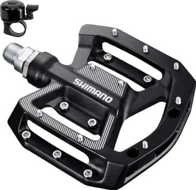 Produktbild von SHIMANO Pedal PD-GR 500 in Schwarz inkl. Fahrradklingel