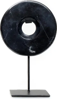 Image de Objet décoratif marbre noir 15x7x25cm