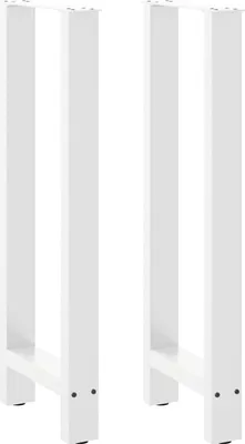 Obrázek produktu pro Nohy barového stolu bílé 2 ks 50 x (100-101) cm ocelové