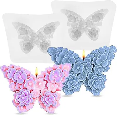 Imagen del producto de Moldes de silicona de dos piezas para velas y resina epoxi