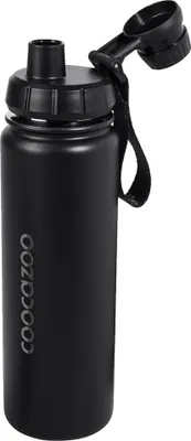 Immagine prodotto di coocazoo bottiglia d' acqua Isolated Stainless Steel Drinking Bottle Black nero
