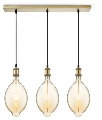 Produktbild von Besselink licht F258603-03,L111010-20, 3 Glühbirne(n), LED, E27, IP20, Bronze