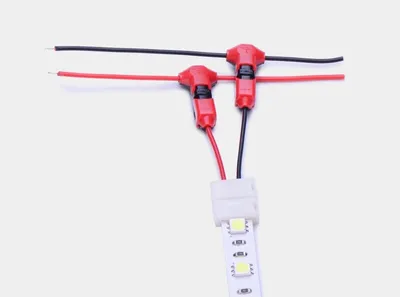 Produktbild von DOTLUX Kabelverbinder T- förmig 1- polig für LED-Streifen Set 5 Stück