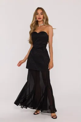 Produktbild von BeWear Formelle Frauenkleider Iisi M893 schwarz XL