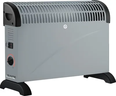 Produktbild von Auronic Elektrische Konvektorheizung - 3 Heizstufen - 750/1250/2000 Watt - Kompakt und Geräuschlos - Regelbarer Thermostat - Grau