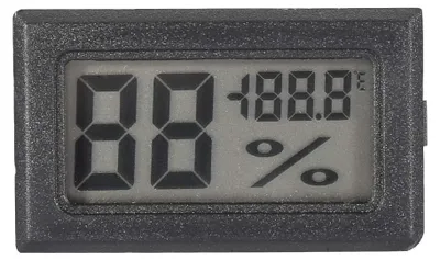 Zdjęcie produktu dla Cyfrowy higrometr, Nauwkeurige miernik temperatury i wilgotności, Czarny, do domu
