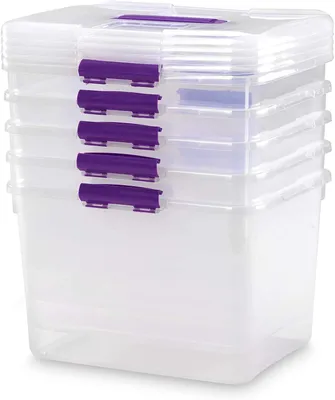 Imagen del producto de Cajas de Almacenaje 30 L Pack 6 COM-FORT HOUSE