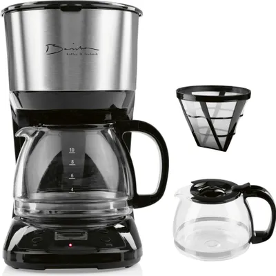 Produktbild von Barista Filterkaffeemaschine - Glaskanne, Digitaldisplay, Timer, Permanentfilter
