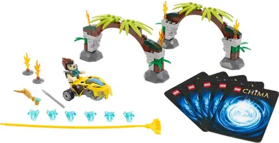 Produktbild von LEGO® Legends of Chima Speedorz Dschungeltore