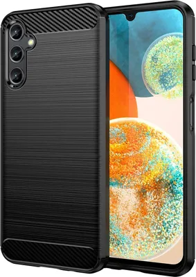 Produktbild von Carbon Bush TPU Hülle für Samsung Galaxy A24/A25 - Schwarz, ultradünn & flexibel KP29550