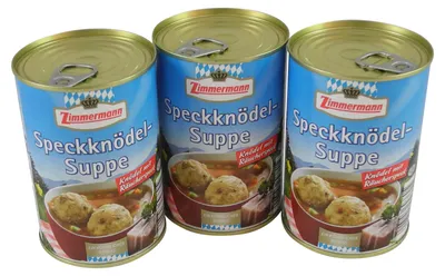 Produktbild von Speckknödel - Suppe 3er Pack (3 Dosen à 400 ml)