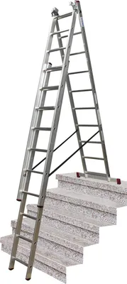 Produktbild von KRAUSE Vielzweckleiter CORDA alu 3x 10 Sprossen, H: 280,0 cm