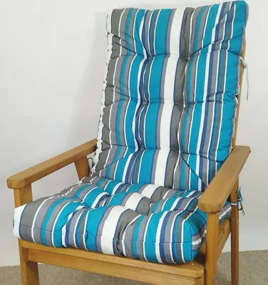 Produktbild von Polster für Gartenstuhl , Schaukelstuhl Sylva , Gr. 120 x 50 cm , Polyacryl Caribe Stripe 418