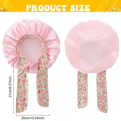 Imagen del producto de Gorro de satén para niños, elástico, talla única, para un sueño reparador