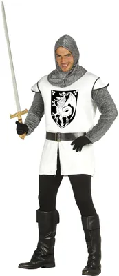 Ritterkostüm für Herren, Karneval, Rüstung, Gr. M-L
