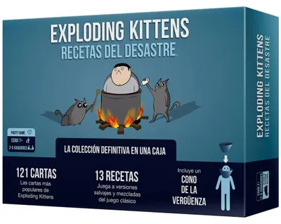 Obrázok produktu pre Asmodee Exploding Kittens EKIRFD01ES, Kartová hra, Párty, 7 rok / roky, 15 min